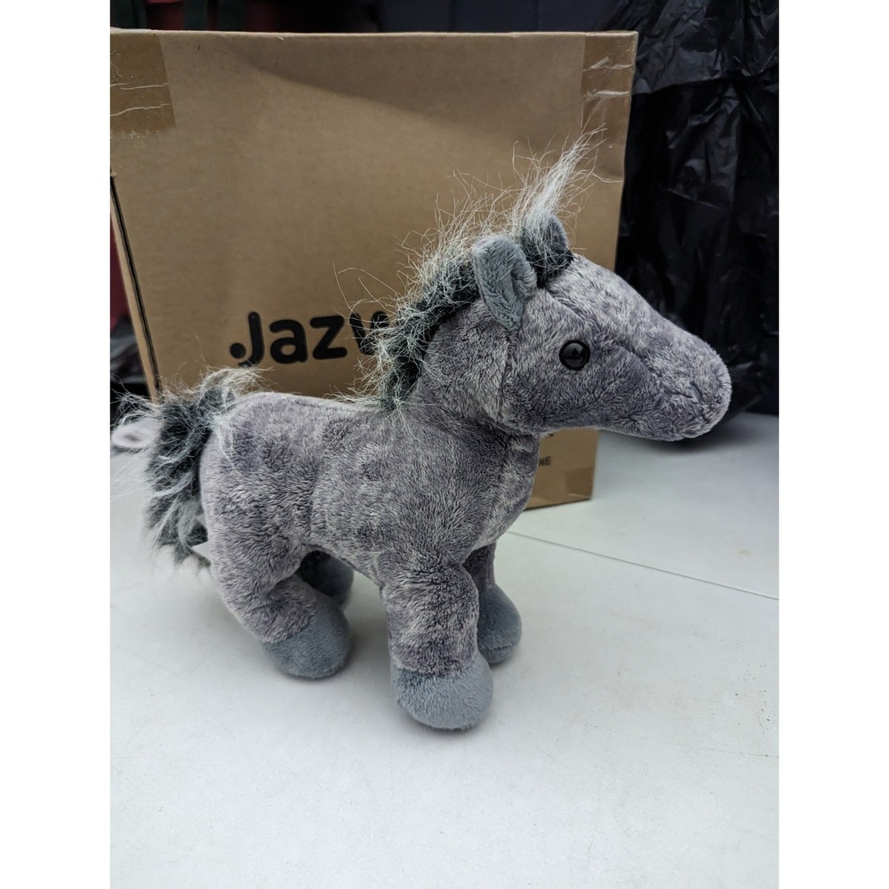 Ganz Webkinz Grey Arabian Horse Plush‎ Stuffed Animal HM098 NO CODE